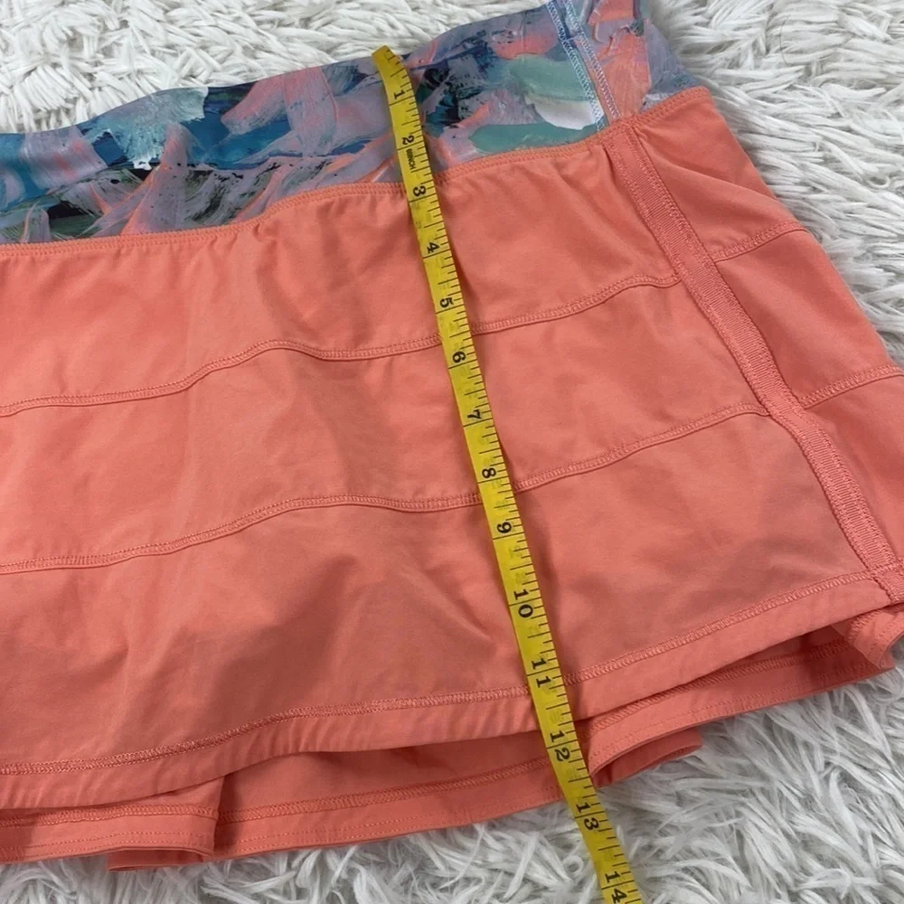 Lululemon Pace Rival Skirt II *4-way Stretch (Regular) Plum Peach / Blushed Illu